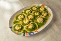 Pesto Soslu Ravioli t