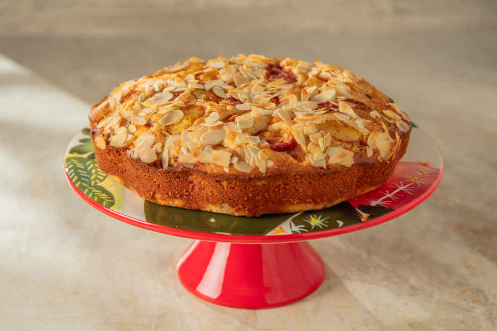 Bademli seftalili kek t