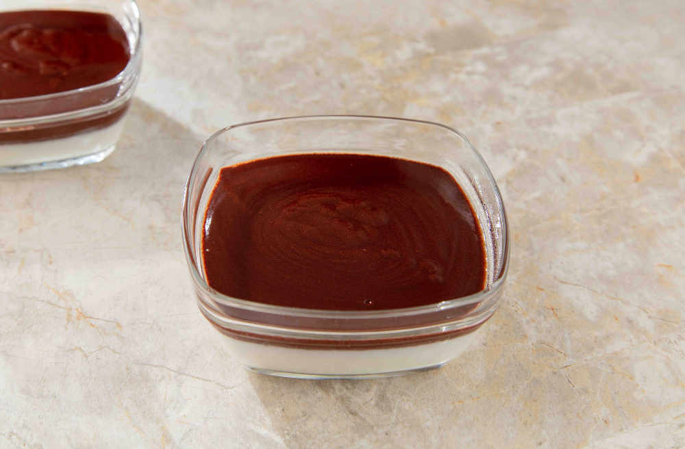 Cikolata soslu su muhallebisi t