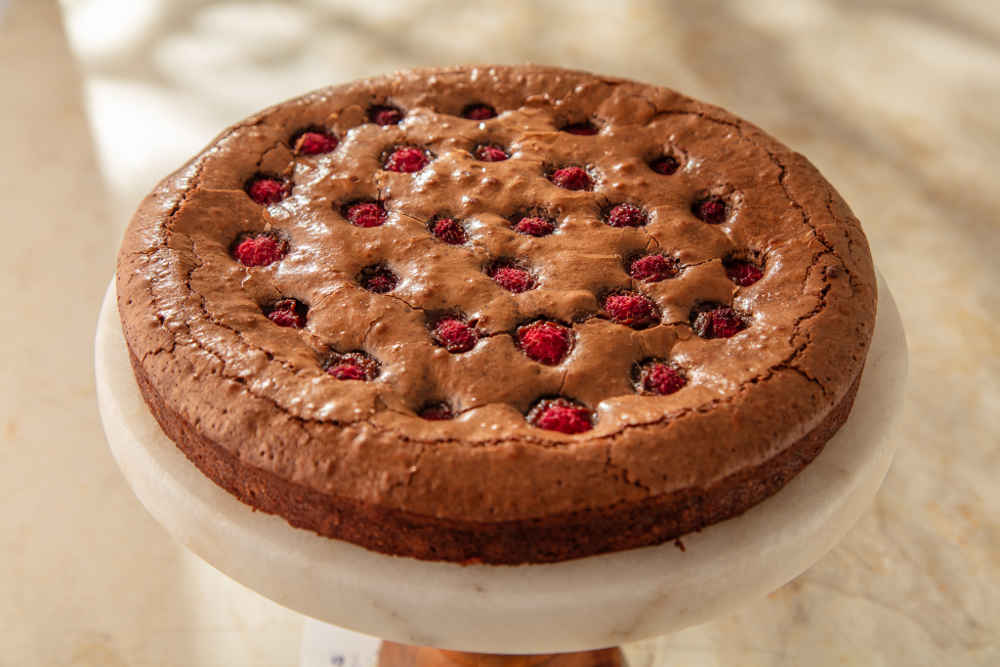 Frambuazli brownie t