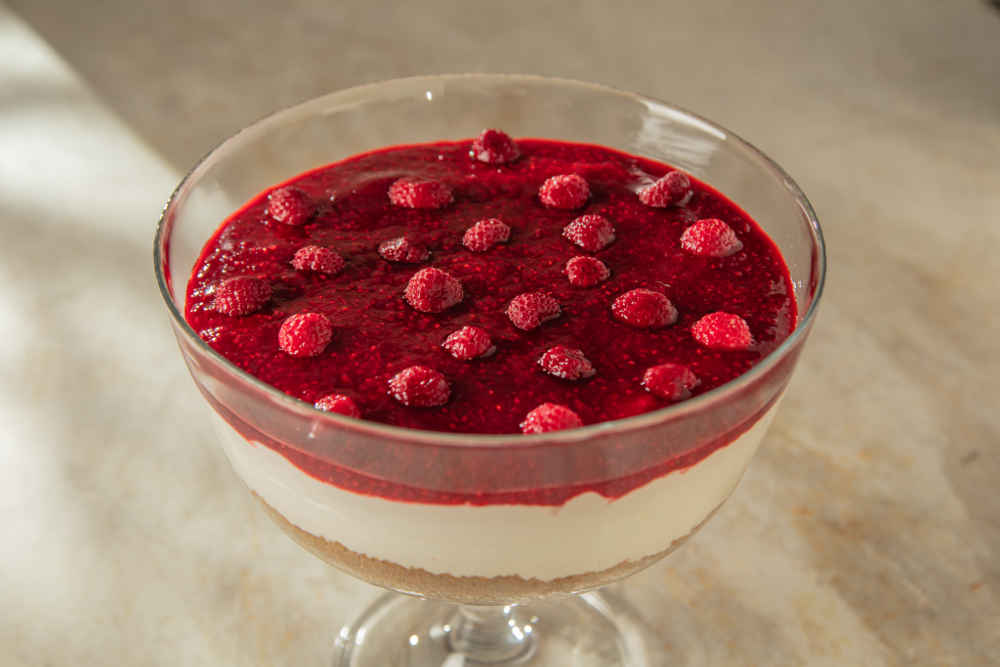 Frambuazli pismeyen cheesecake t