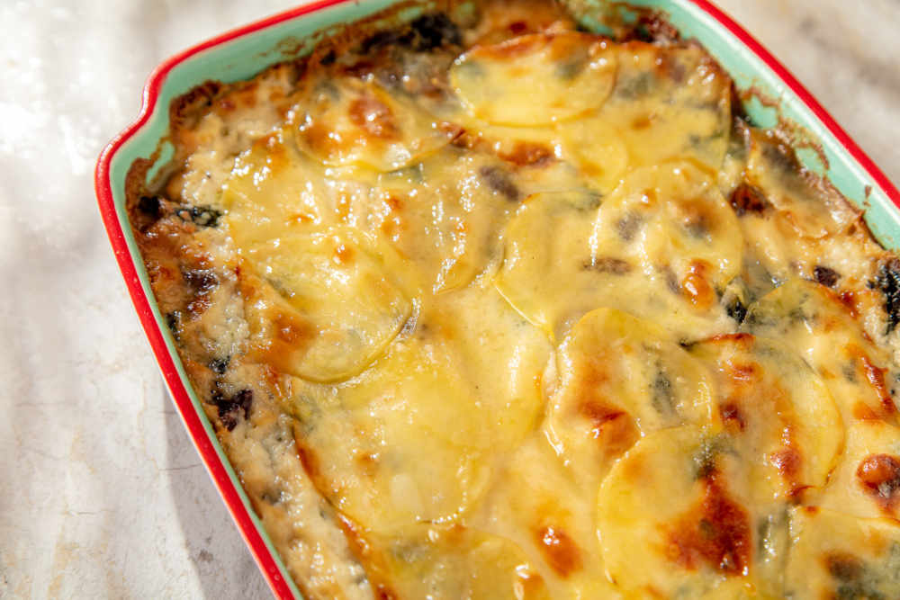 Ispanakli patates lazanya t