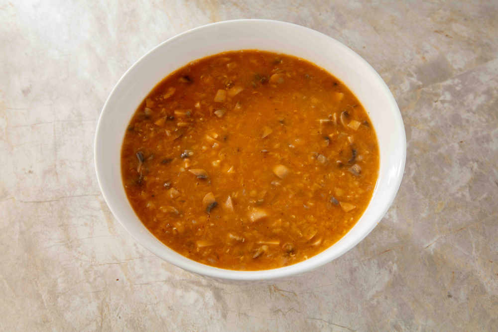 Mantarli mercimek corbasi t