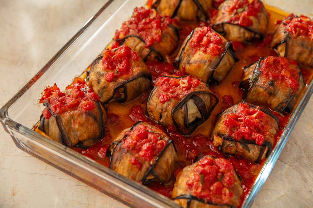 Patates dolgulu patlican t
