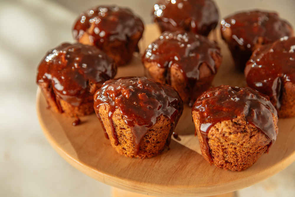 Tuzlu karamelli havuclu muffin t