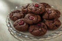 Visneli cikolatali kurabiye t