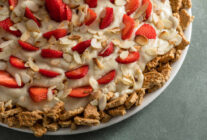 Cilekli muzlu muhallebi 5i