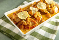 Limon soslu bademli tavuk 3t