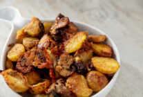 Mantarli firin patates i