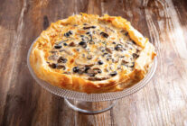 Mantarli peynirli tart