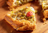 Patatesli pirasali galette i