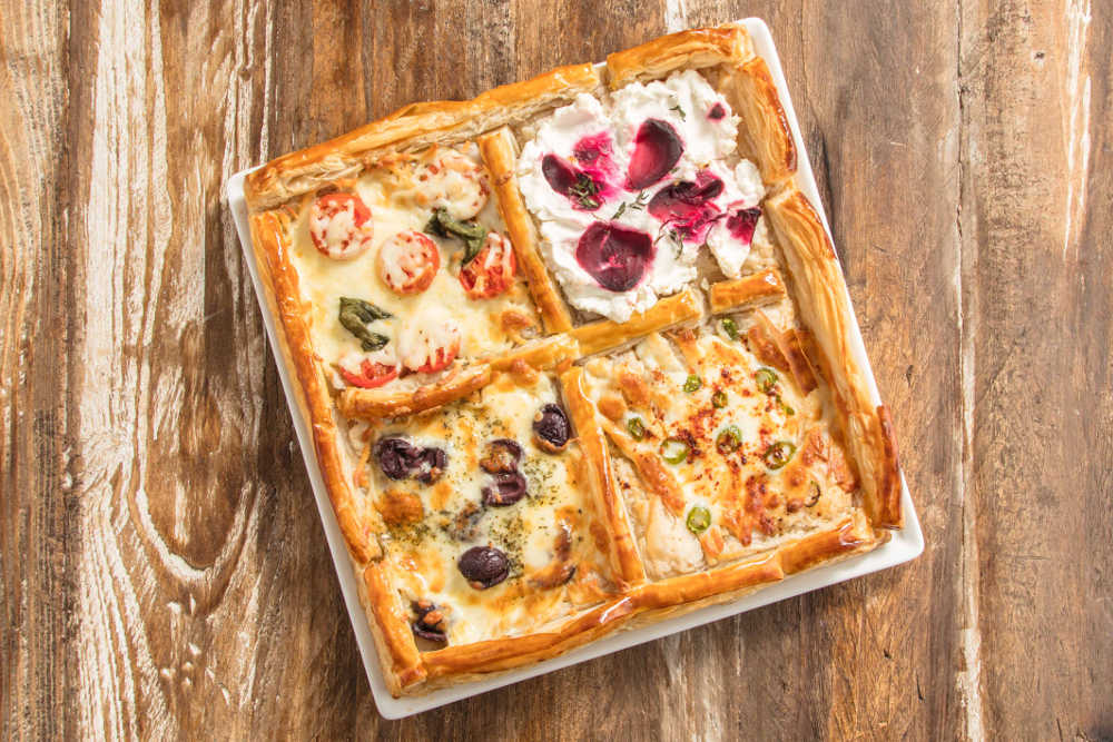 Peynirli milfoy tart