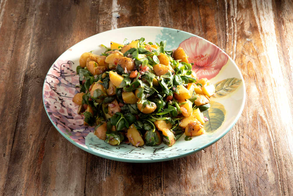 Semizotlu patates salatasi